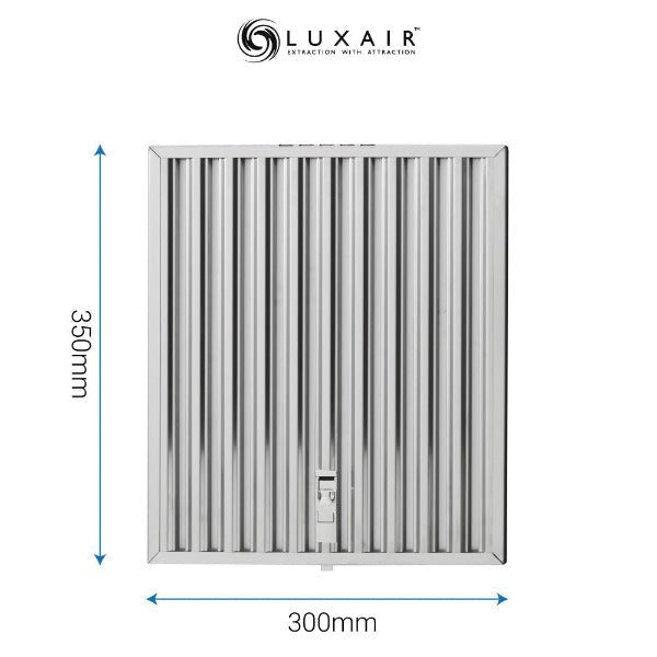 Metal Grease Filters - All Sizes - Luxair Cooker Hoods Limited