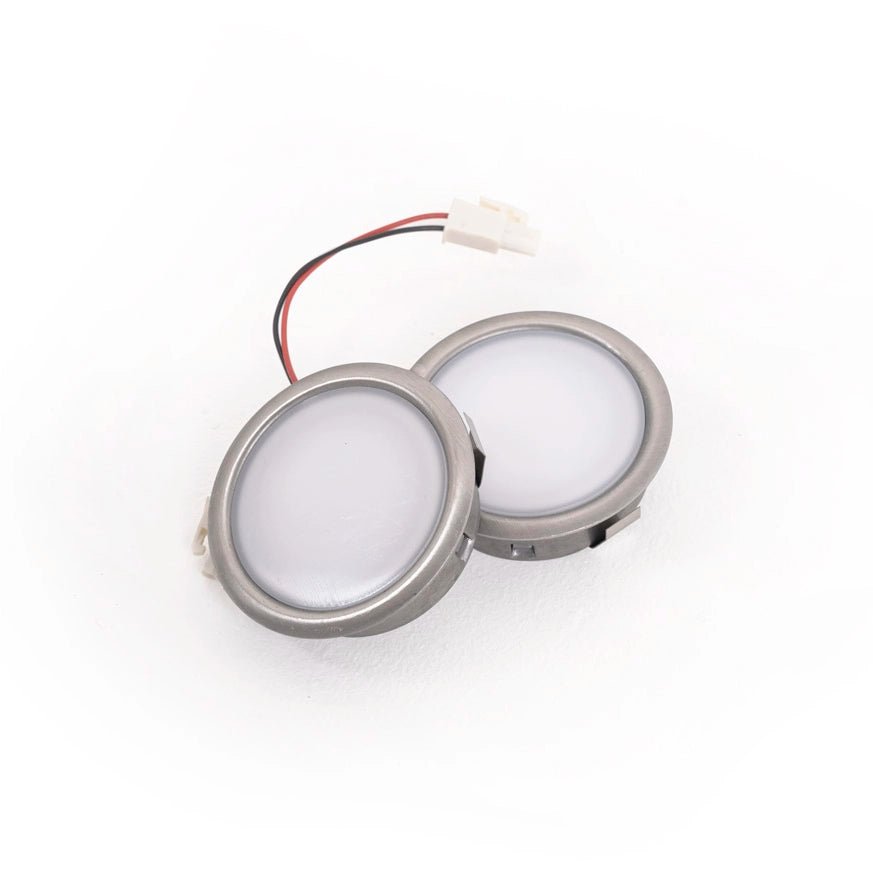 LED Light Fitting 1.3W 4000K - Brushed Steel - Luxair Cooker Hoods Limited