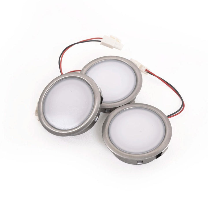 LED Light Fitting 1.3W 4000K - Brushed Steel - Luxair Cooker Hoods Limited