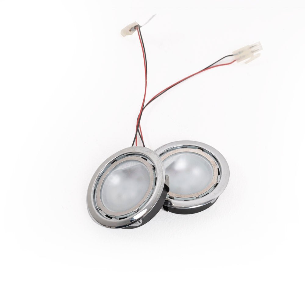 LED Light Fitting 1.2W 5500K - Polished Steel - Luxair Cooker Hoods Limited
