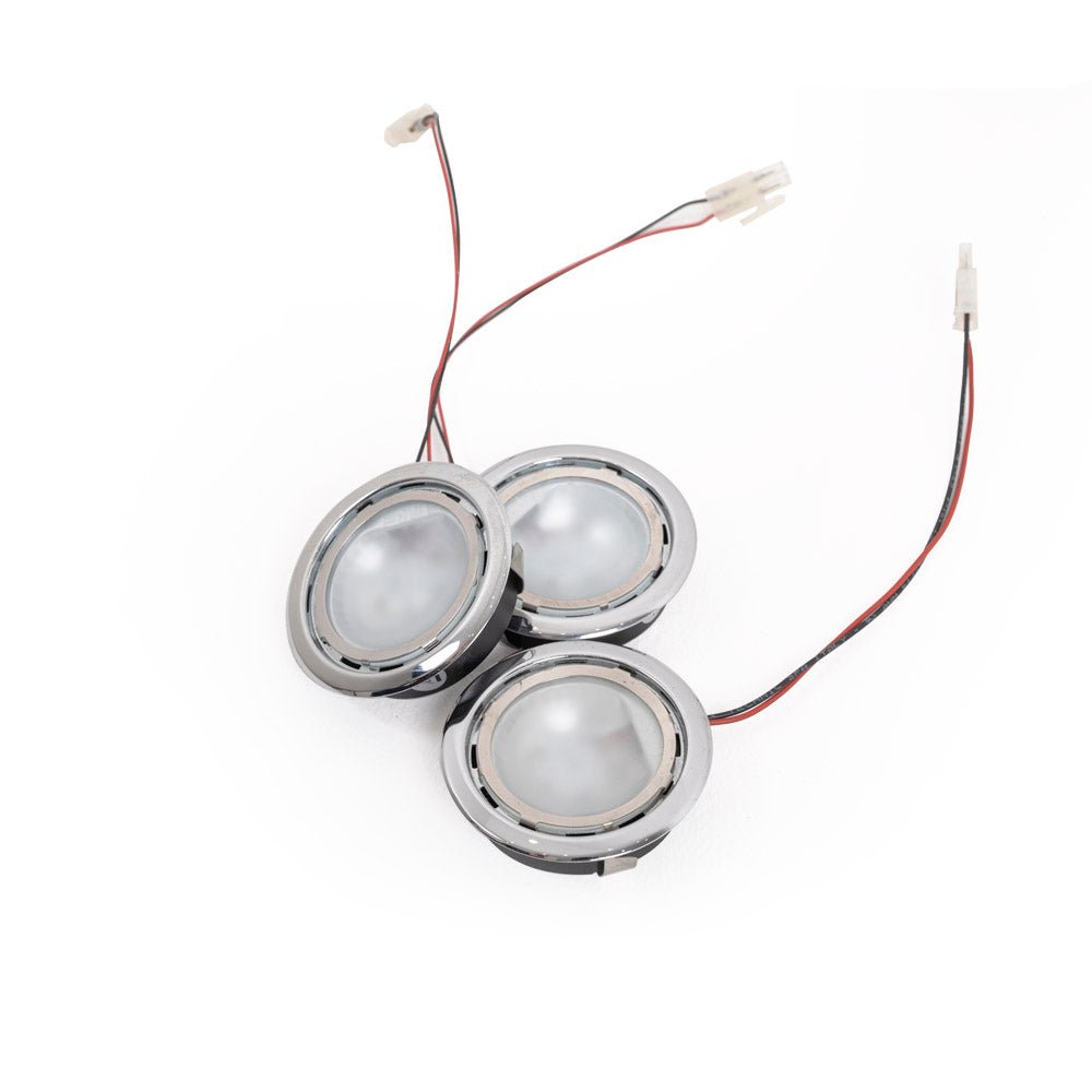 LED Light Fitting 1.2W 5500K - Polished Steel - Luxair Cooker Hoods Limited