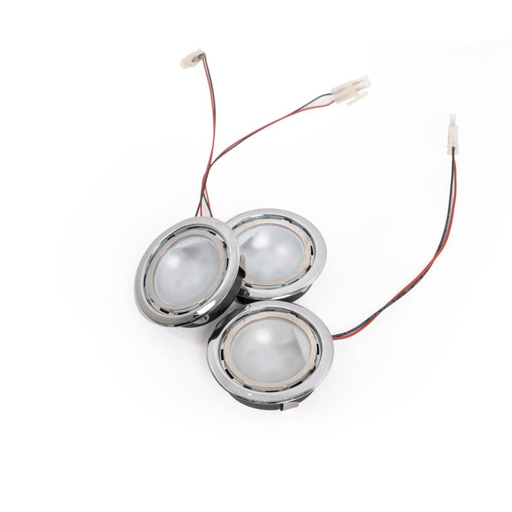 LED Light Fitting 1.2W 5500K - Polished Steel - Luxair Cooker Hoods Limited