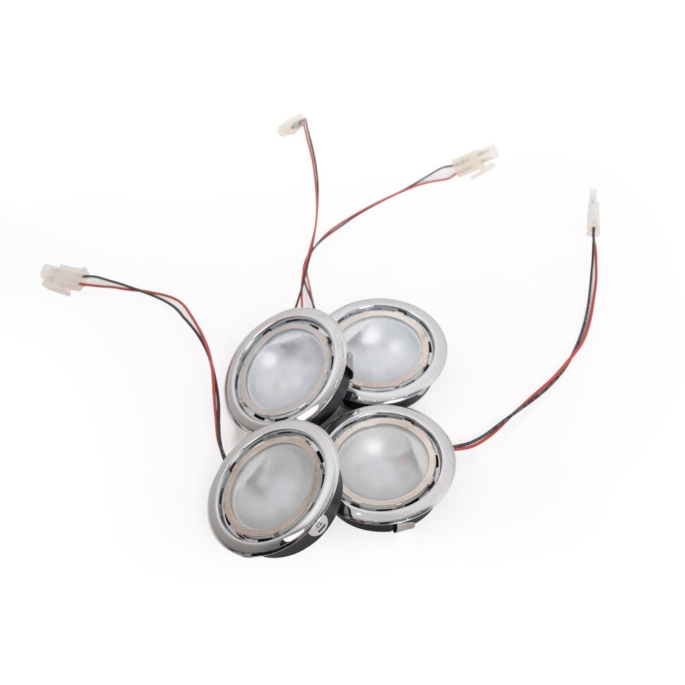 LED Light Fitting 1.2W 5500K - Polished Steel - Luxair Cooker Hoods Limited