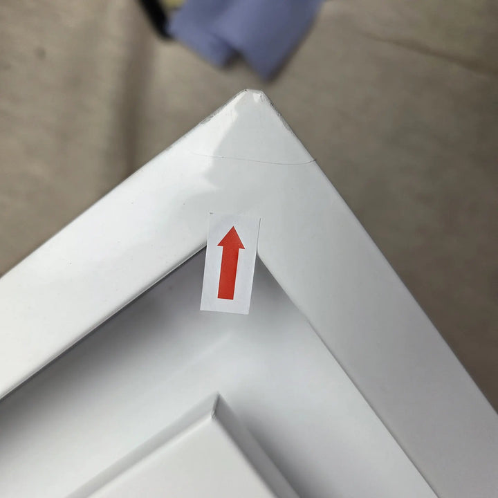Cracked Paint On Bent Corner