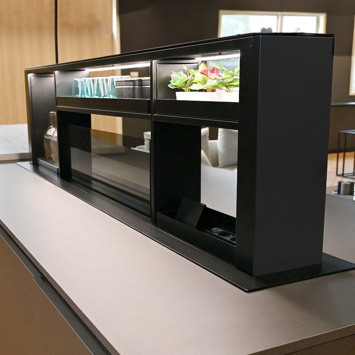 200cm Downdraft Cooker Hood - With Gourmet Station - Luxair Cooker Hoods Limited