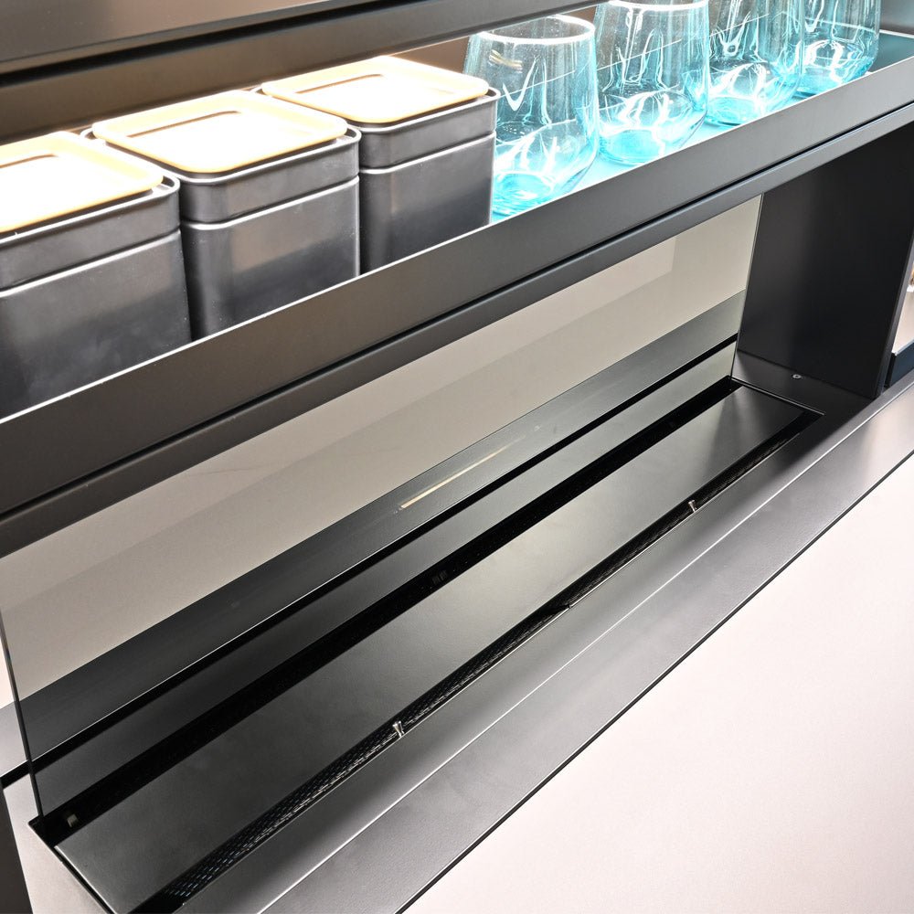 200cm Downdraft Cooker Hood - With Gourmet Station - Luxair Cooker Hoods Limited