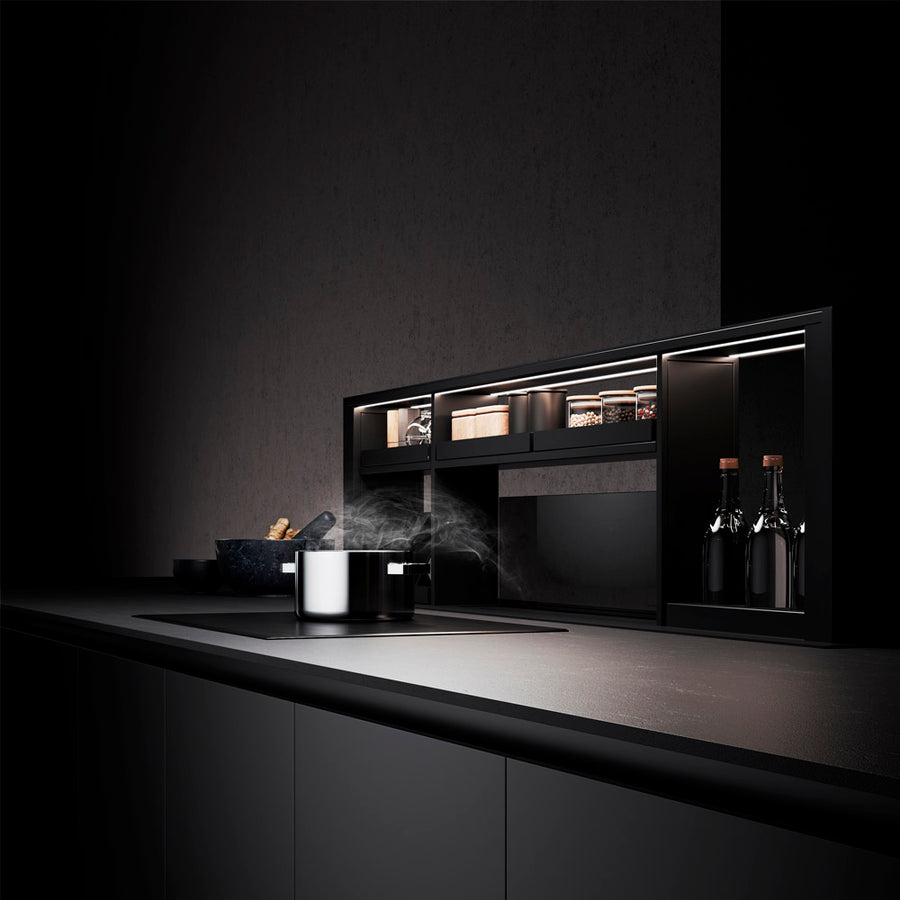200cm Downdraft Cooker Hood - With Gourmet Station - Luxair Cooker Hoods Limited