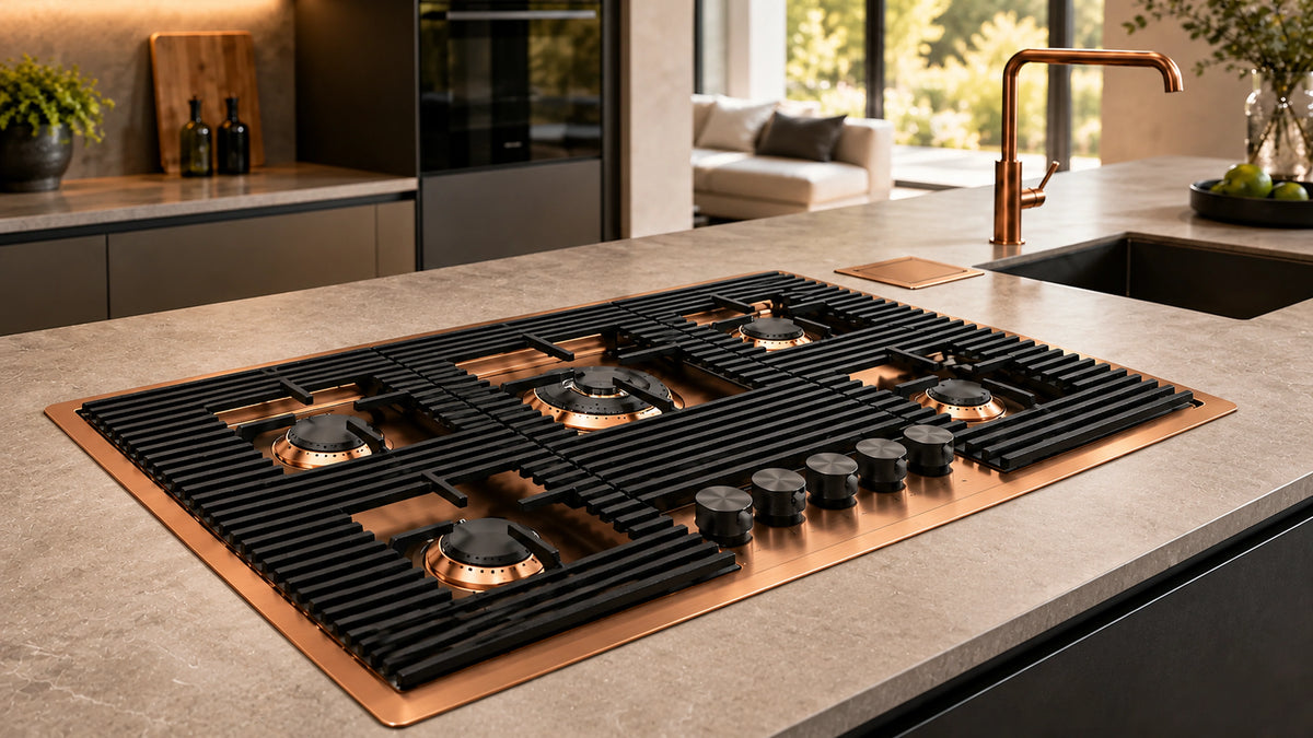 Foster appliances italian made copper gas hobs uk