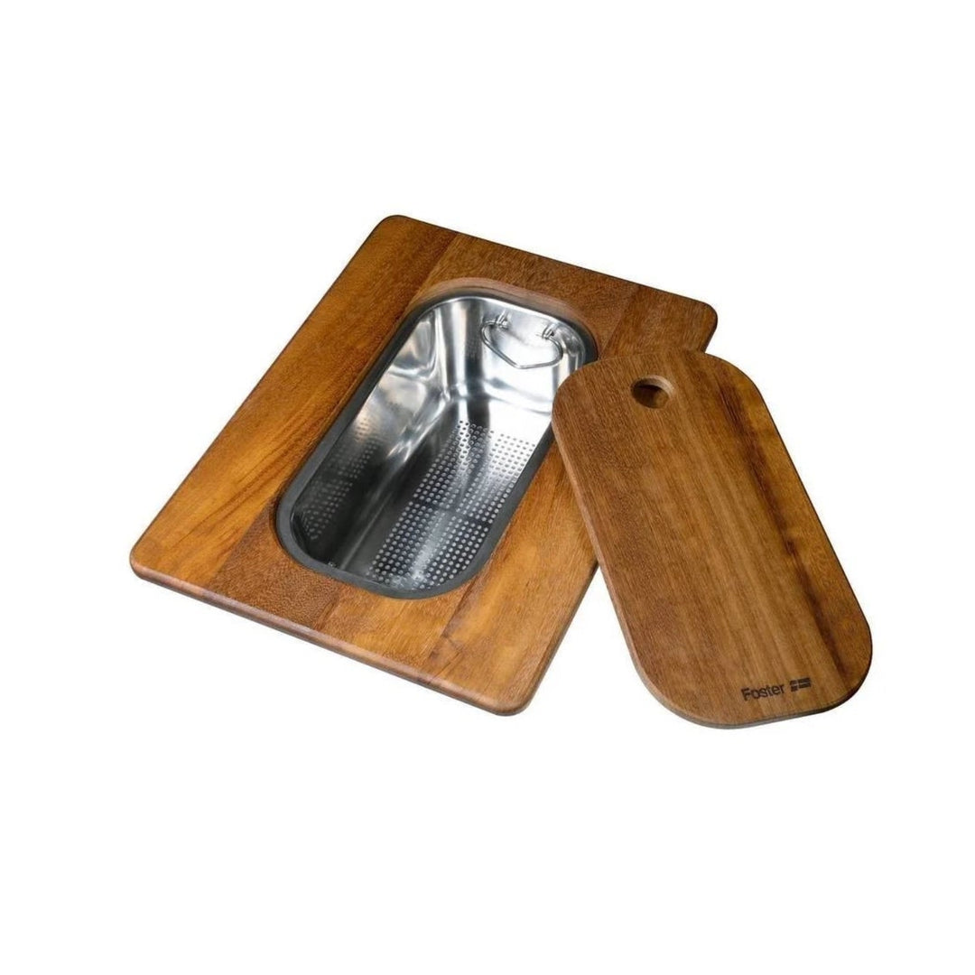 Foster Iroko Board & Bowl - Luxair Cooker Hoods
