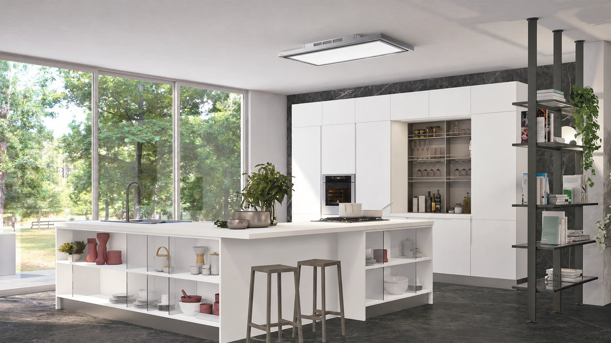 Kitchen Ceiling Extractor Hoods - Tolvi 120cm x 60cm 