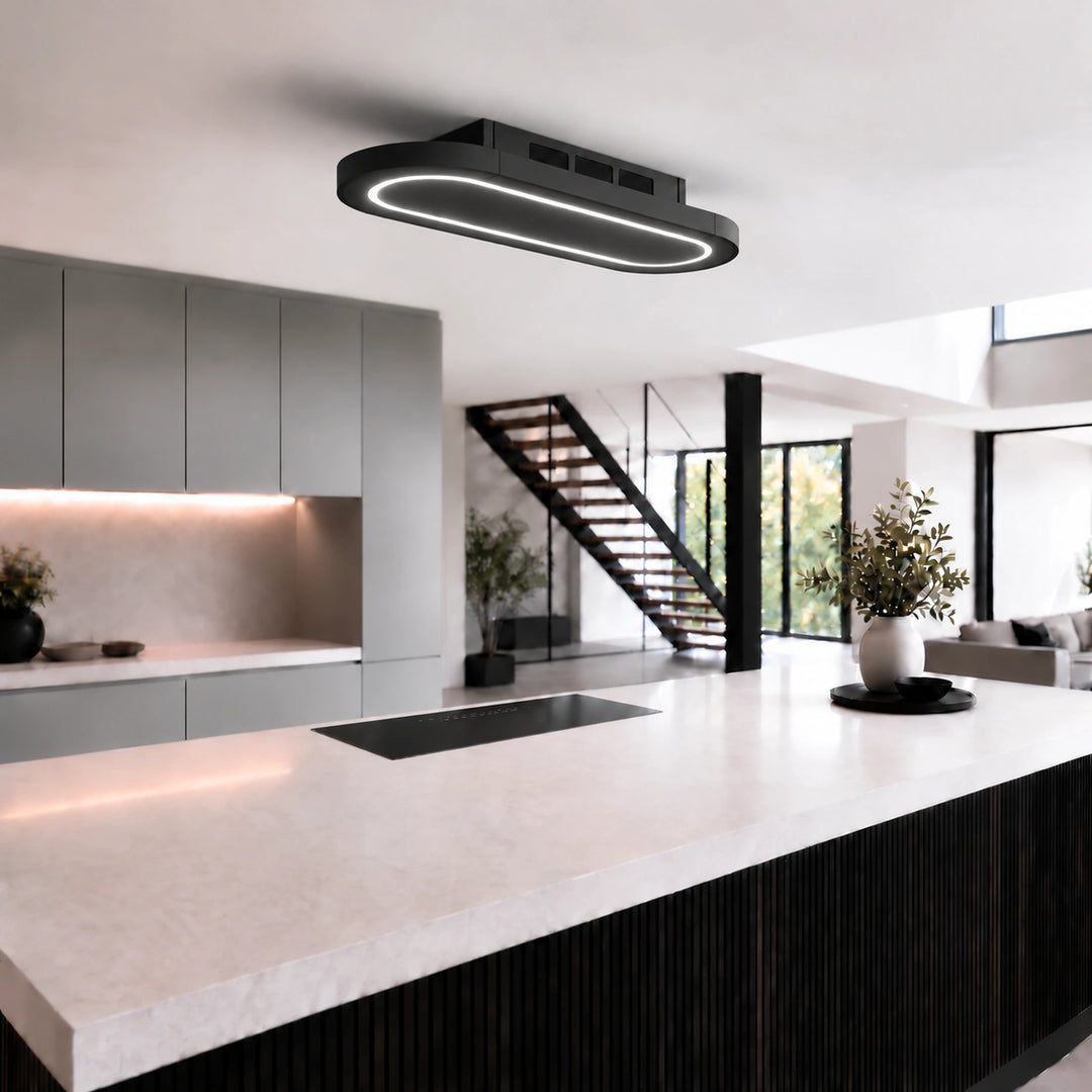 Pista Stratos - 120cm Recirculating Only Ceiling Cooker Hood