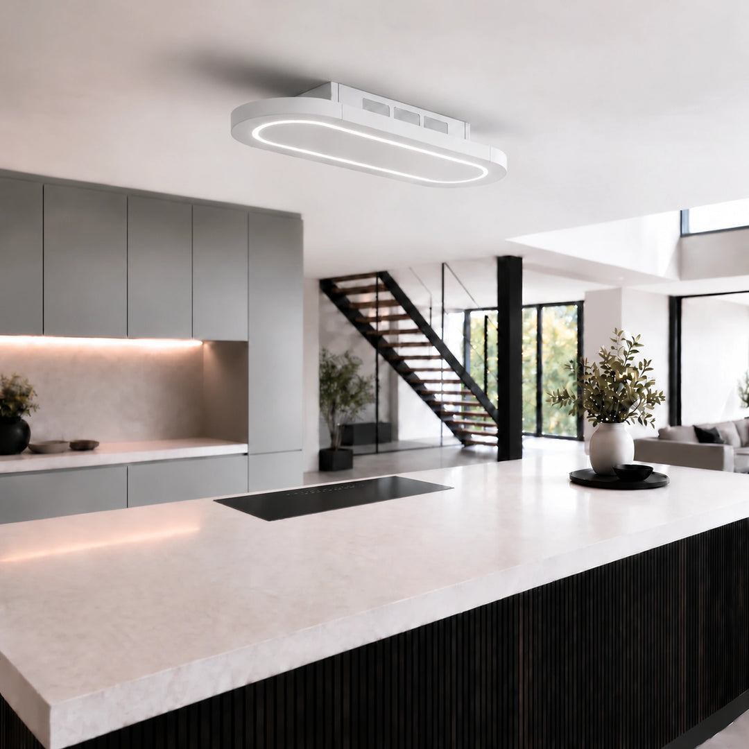 Pista Stratos - 120cm Recirculating Only Ceiling Cooker Hood