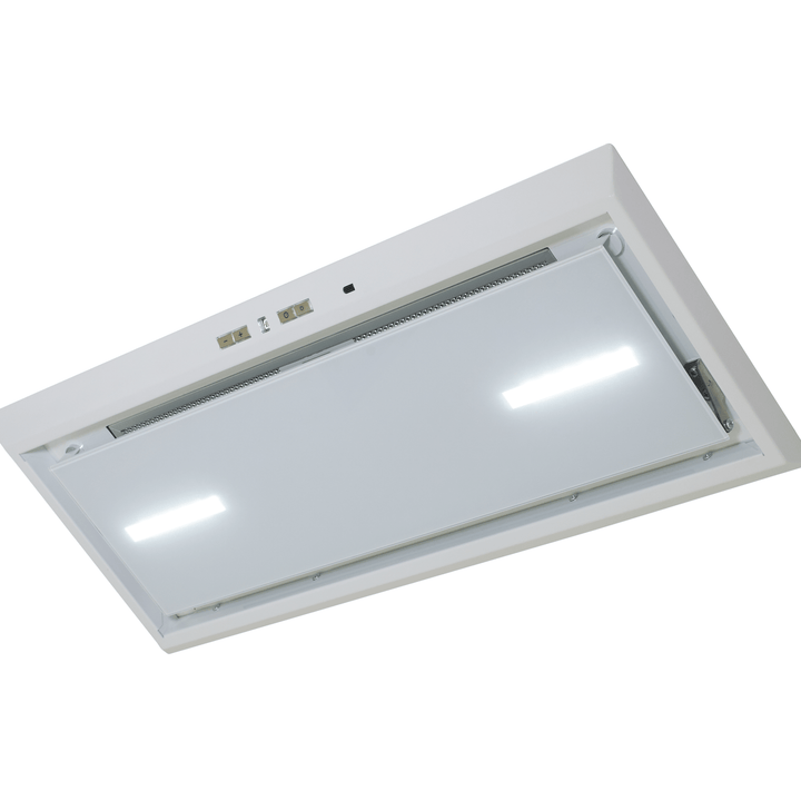 CAN PLUS - Powerful 72cm or 86cm Canopy Hood - White - Luxair Cooker Hoods Limited