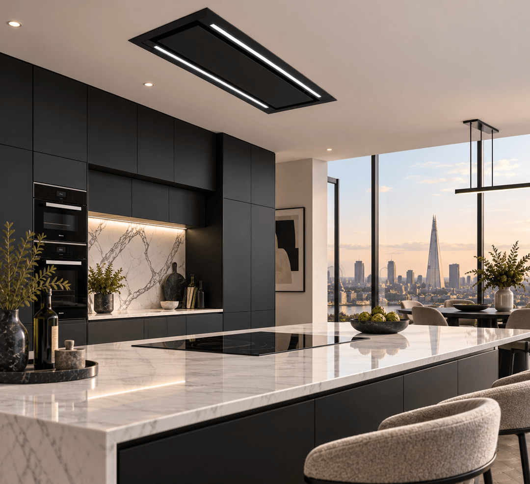 Mira - 90cm x 40cm Slimline Ceiling Cooker Hood