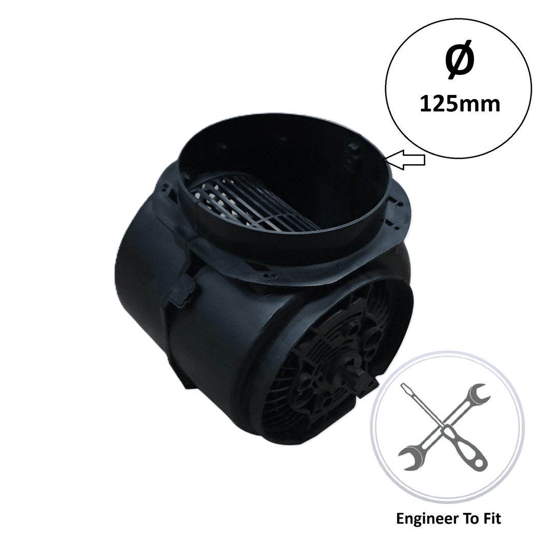 Wall Mounted Motor - Fits Hoods 60cm To 90cm Wide - Luxair Cooker Hoods Limited