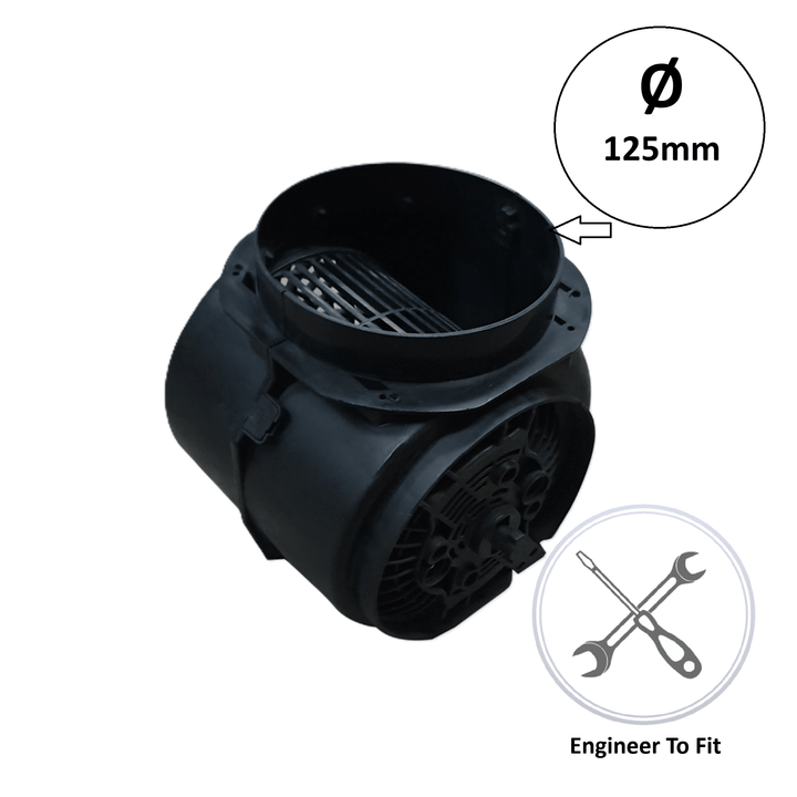Wall Mounted Motor - Fits Hoods 60cm To 90cm Wide - Luxair Cooker Hoods Limited