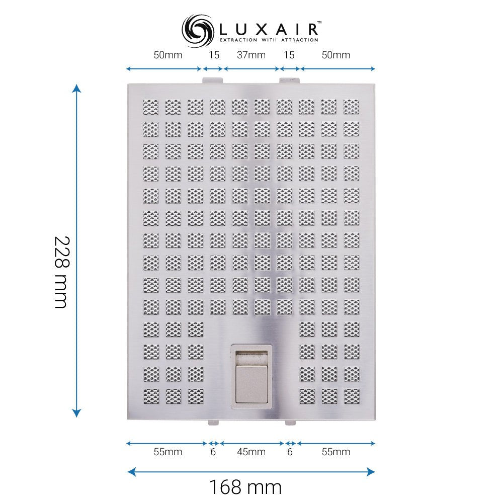 Metal Grease Filters - All Sizes - Luxair Cooker Hoods Limited