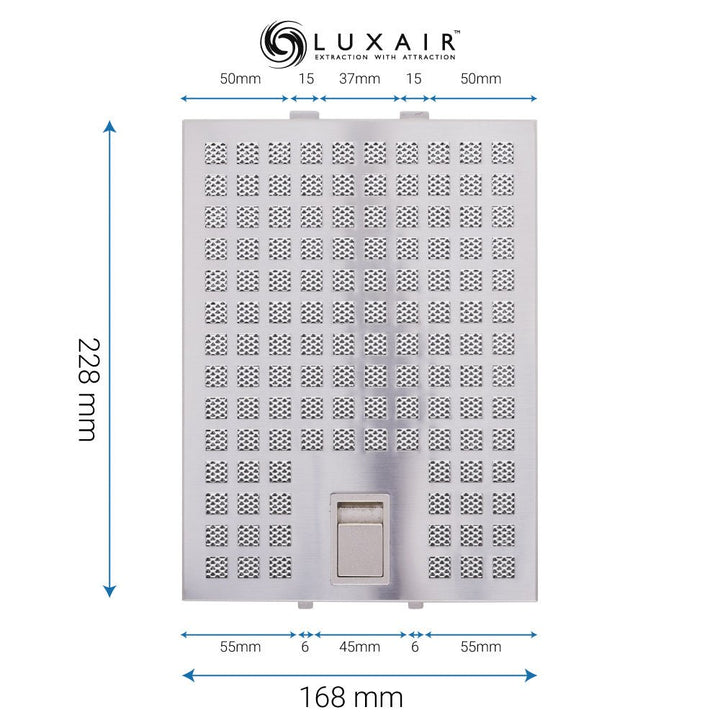 Metal Grease Filters - All Sizes - Luxair Cooker Hoods Limited