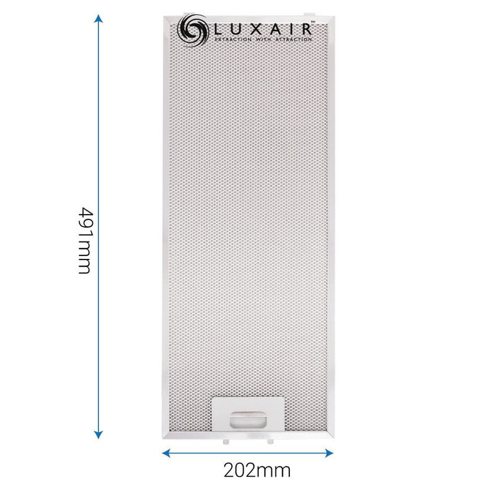 Metal Grease Filters - All Sizes - Luxair Cooker Hoods Limited