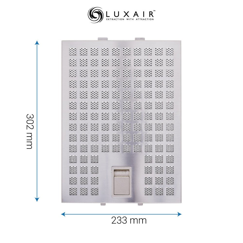 Metal Grease Filters - All Sizes - Luxair Cooker Hoods Limited