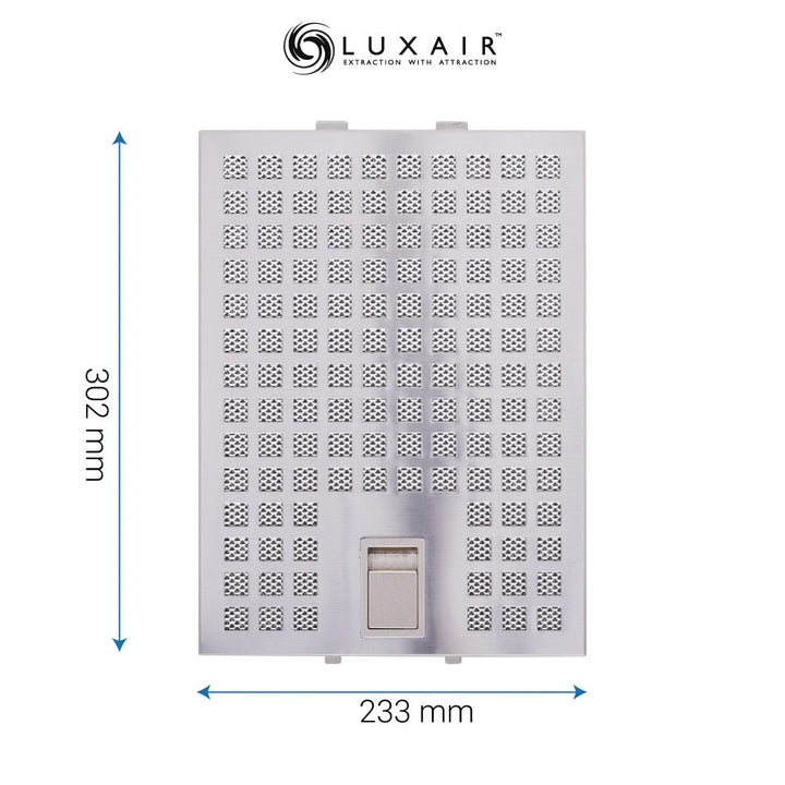 Metal Grease Filters - All Sizes - Luxair Cooker Hoods Limited