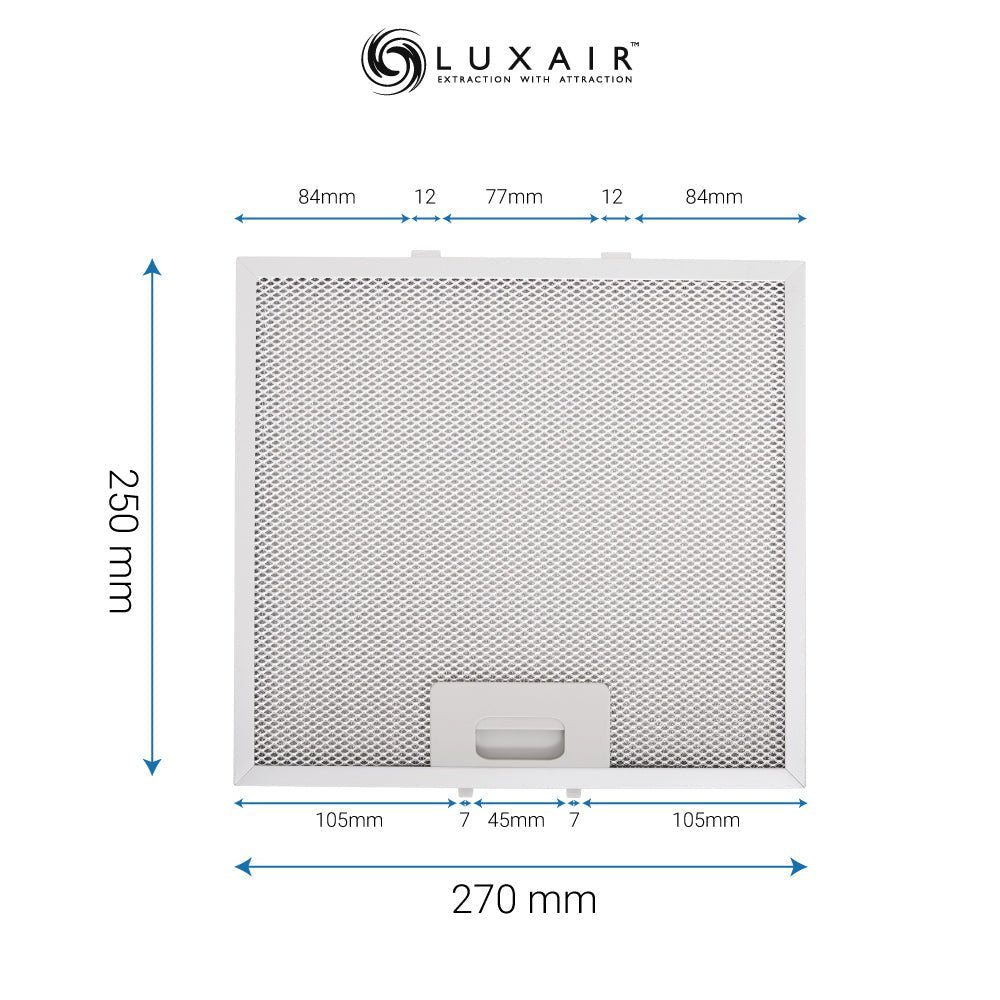 Metal Grease Filters - All Sizes - Luxair Cooker Hoods Limited