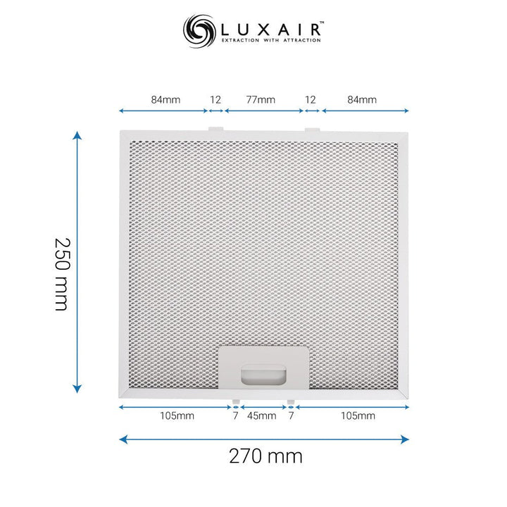 Metal Grease Filters - All Sizes - Luxair Cooker Hoods Limited