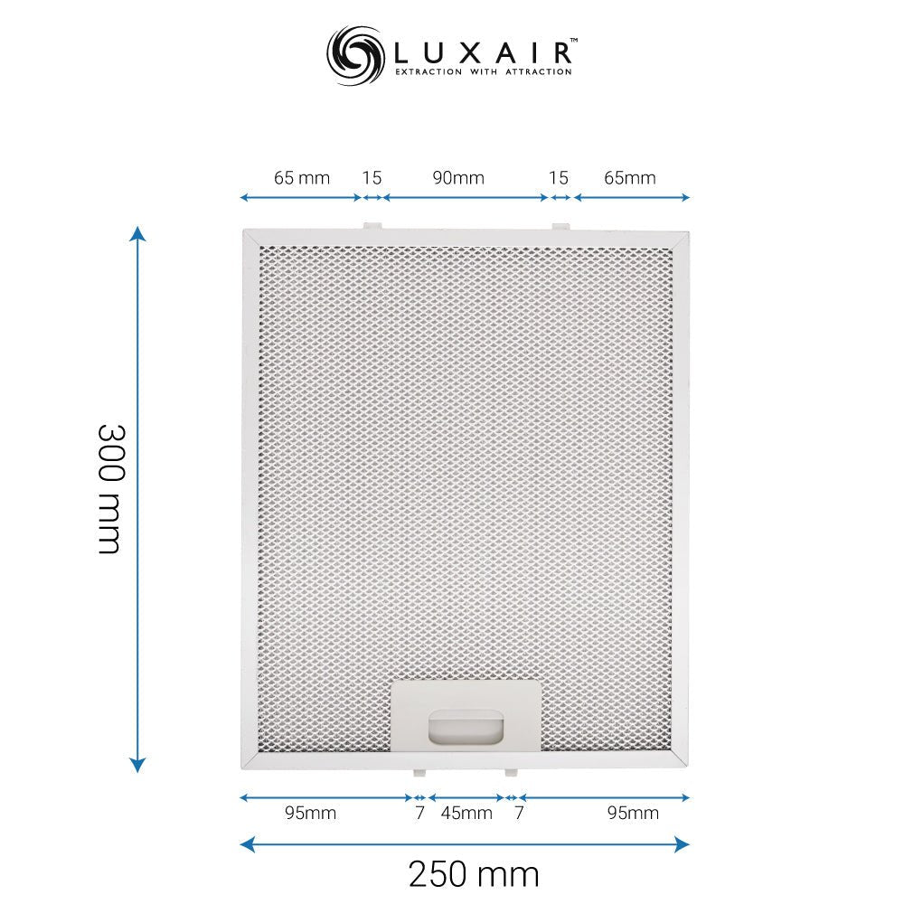 Metal Grease Filters - All Sizes - Luxair Cooker Hoods Limited