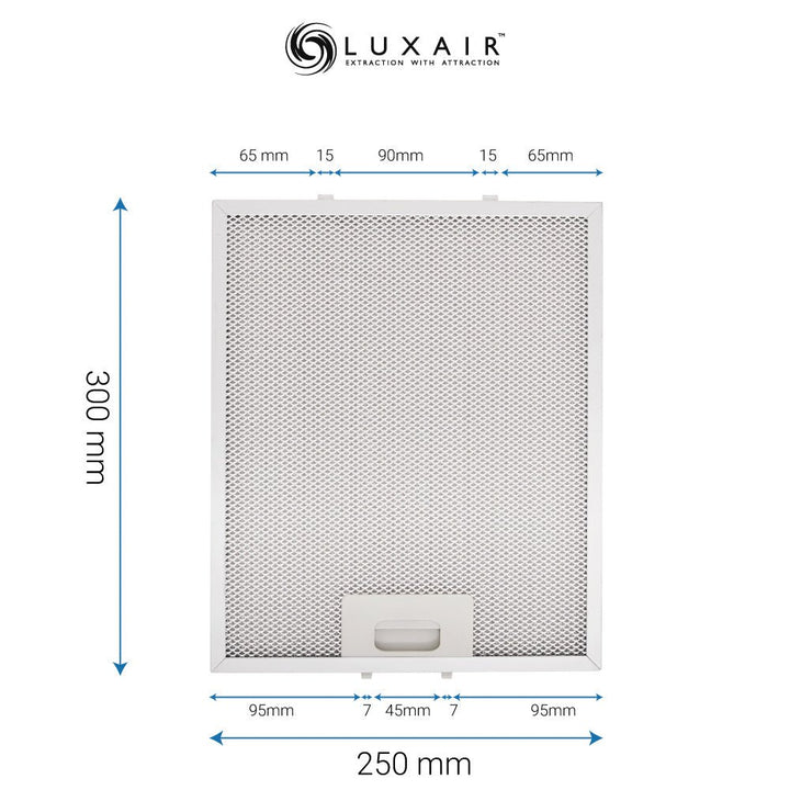 Metal Grease Filters - All Sizes - Luxair Cooker Hoods Limited