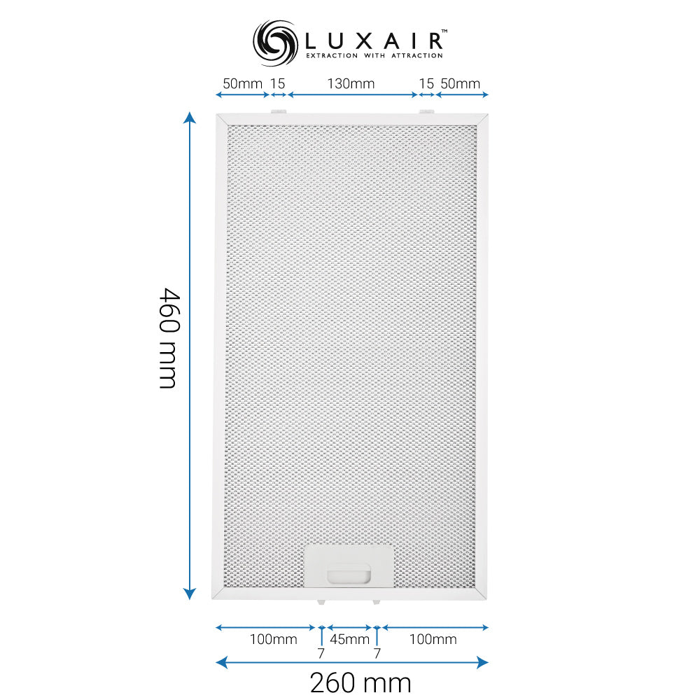Metal Grease Filters - All Sizes - Luxair Cooker Hoods Limited