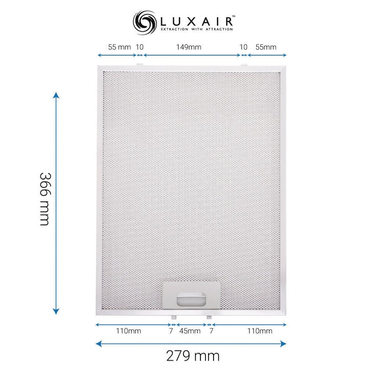Metal Grease Filters - All Sizes - Luxair Cooker Hoods Limited