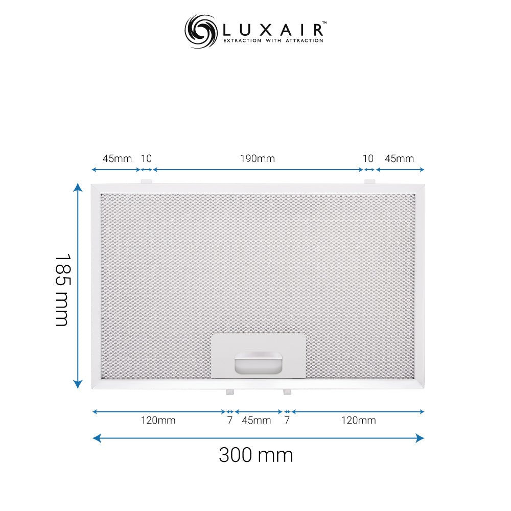 Metal Grease Filters - All Sizes - Luxair Cooker Hoods Limited