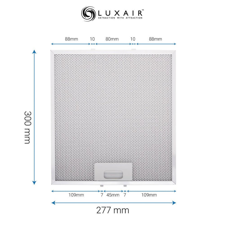 Metal Grease Filters - All Sizes - Luxair Cooker Hoods Limited