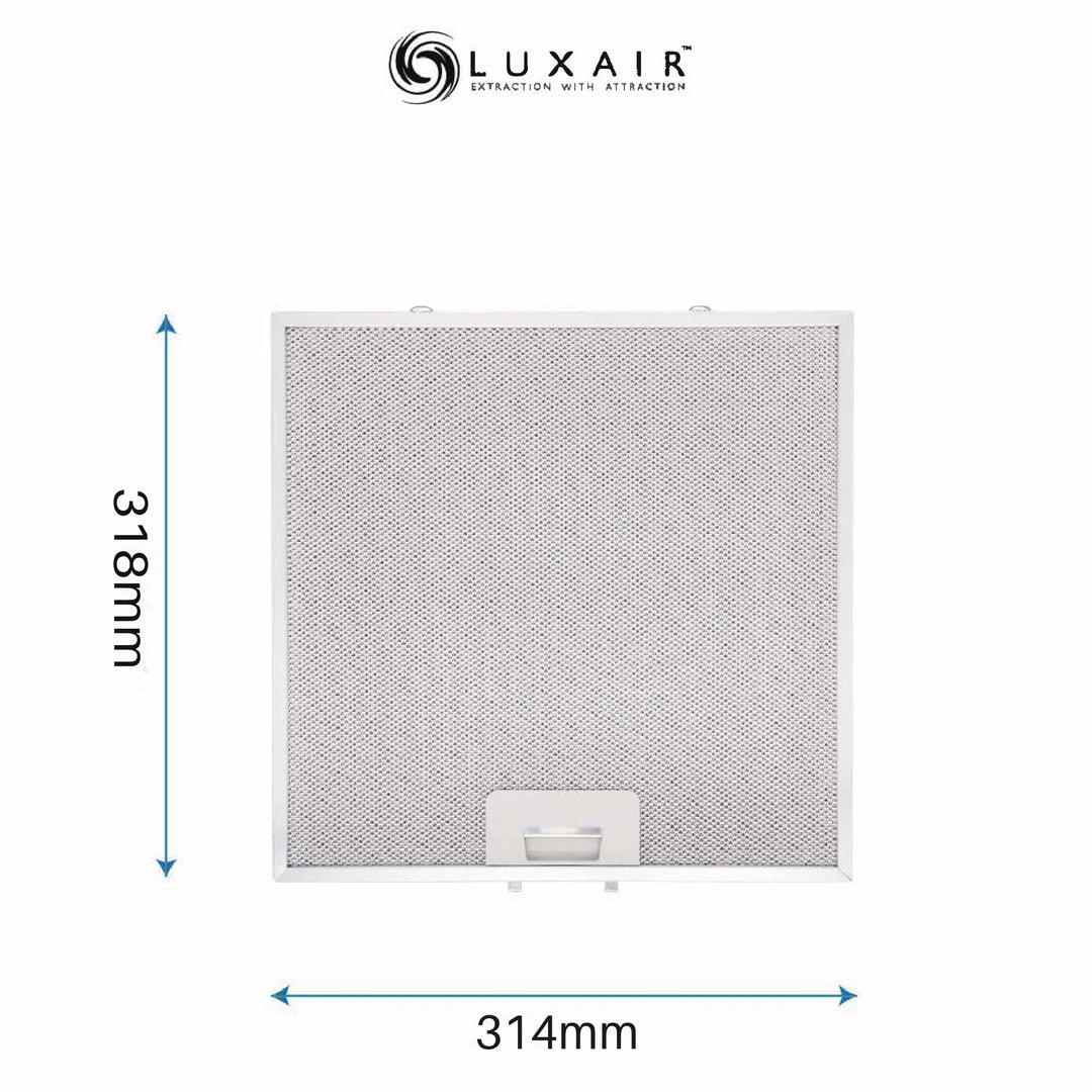 Metal Grease Filters - All Sizes - Luxair Cooker Hoods Limited