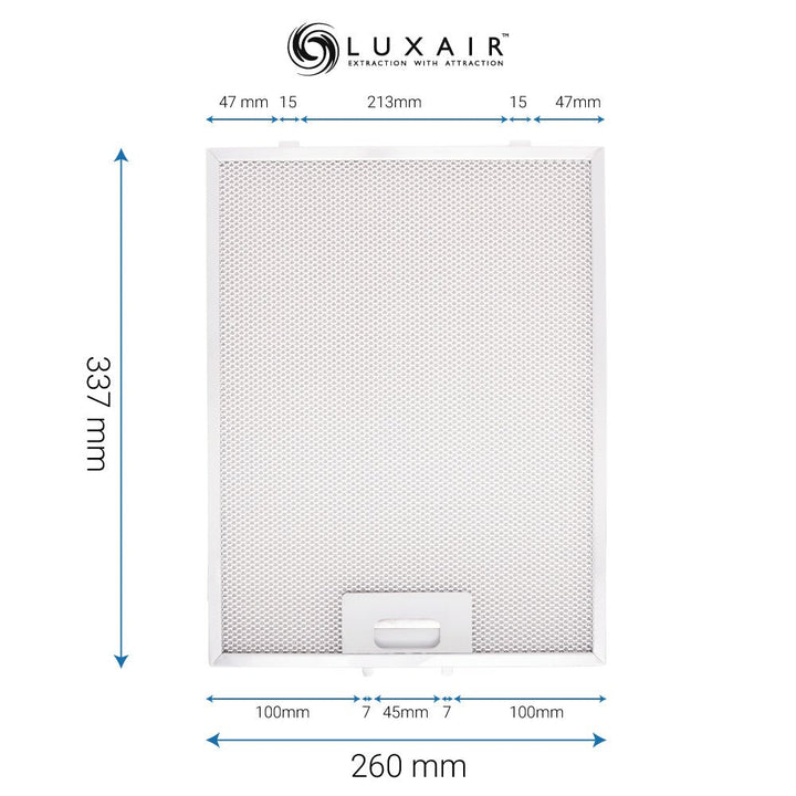 Metal Grease Filters - All Sizes - Luxair Cooker Hoods Limited
