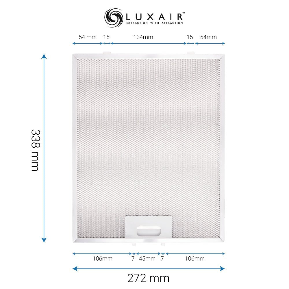 Metal Grease Filters - All Sizes - Luxair Cooker Hoods Limited