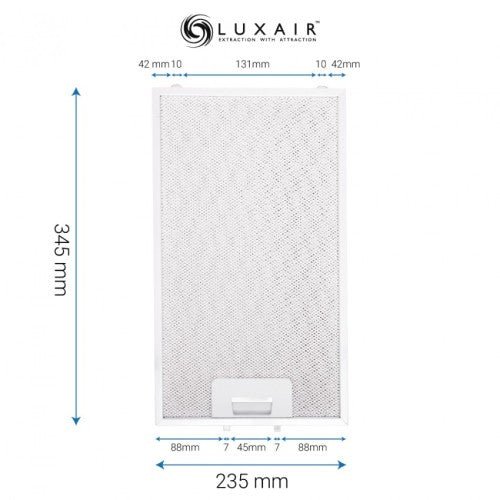 Metal Grease Filters - All Sizes - Luxair Cooker Hoods Limited