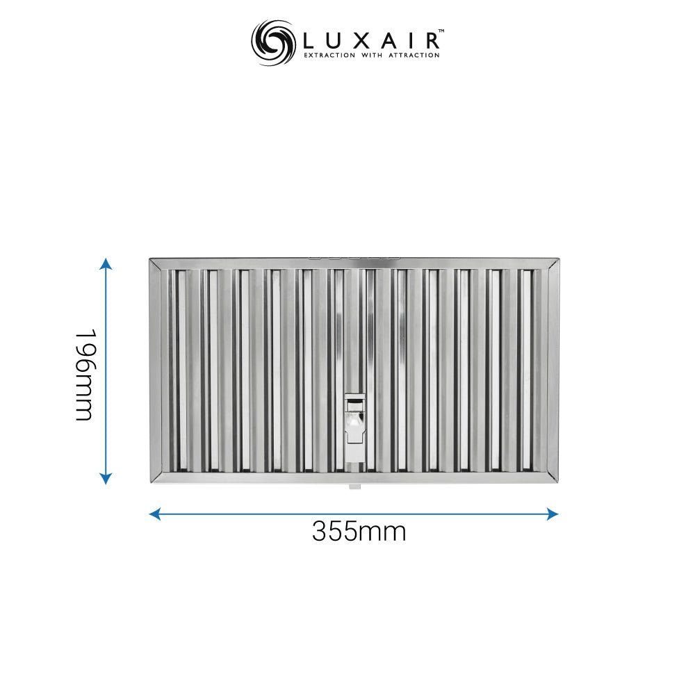 Metal Grease Filters - All Sizes - Luxair Cooker Hoods Limited