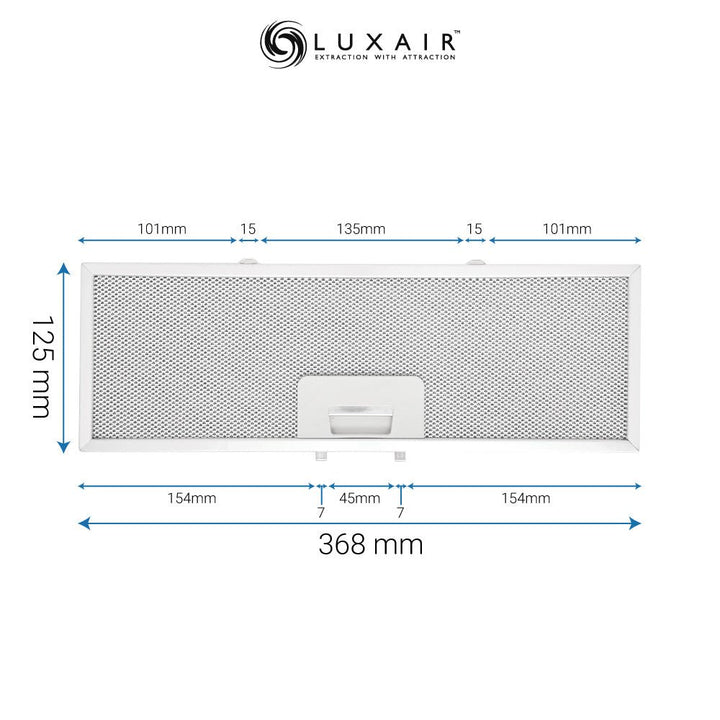 Metal Grease Filters - All Sizes - Luxair Cooker Hoods Limited