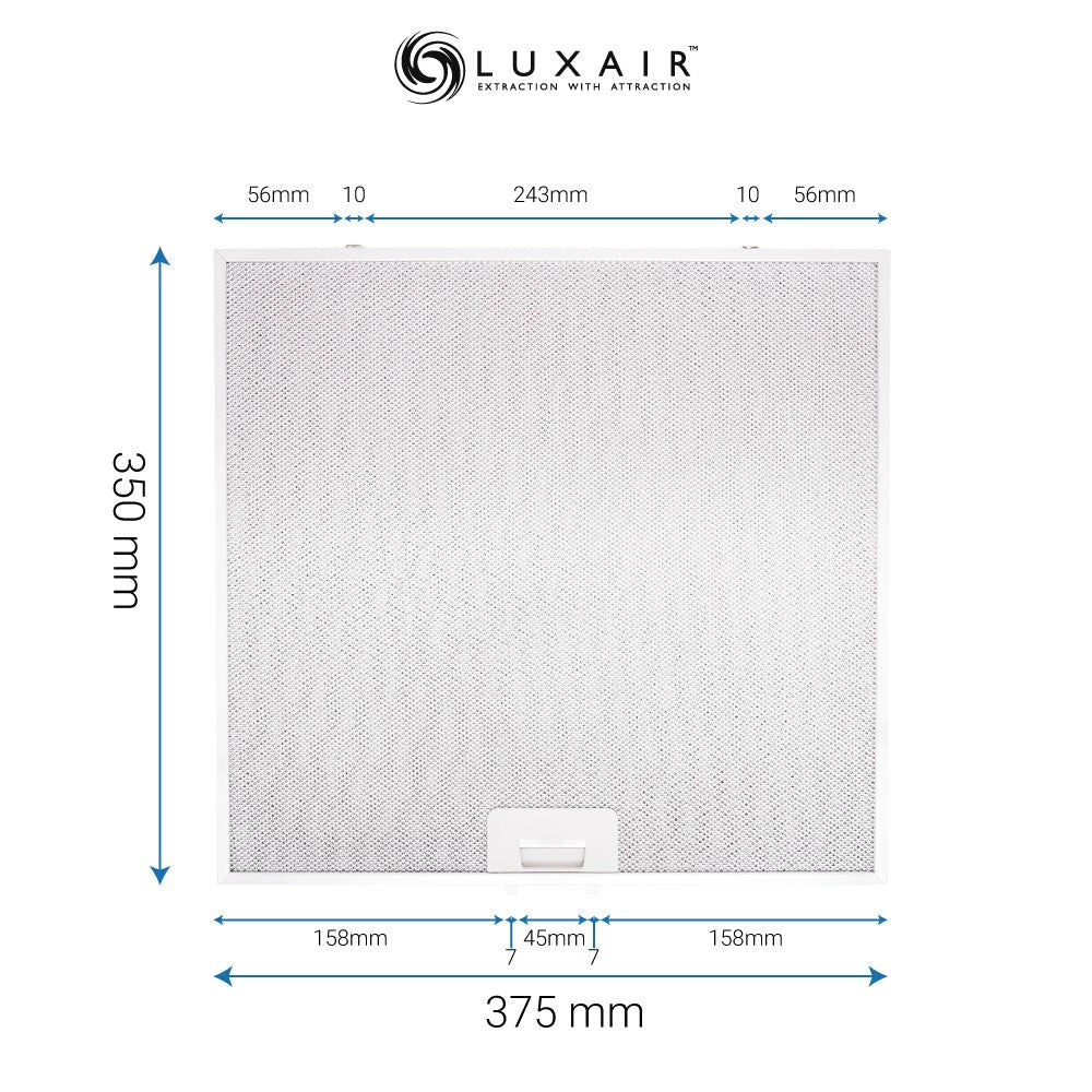 Metal Grease Filters - All Sizes - Luxair Cooker Hoods Limited