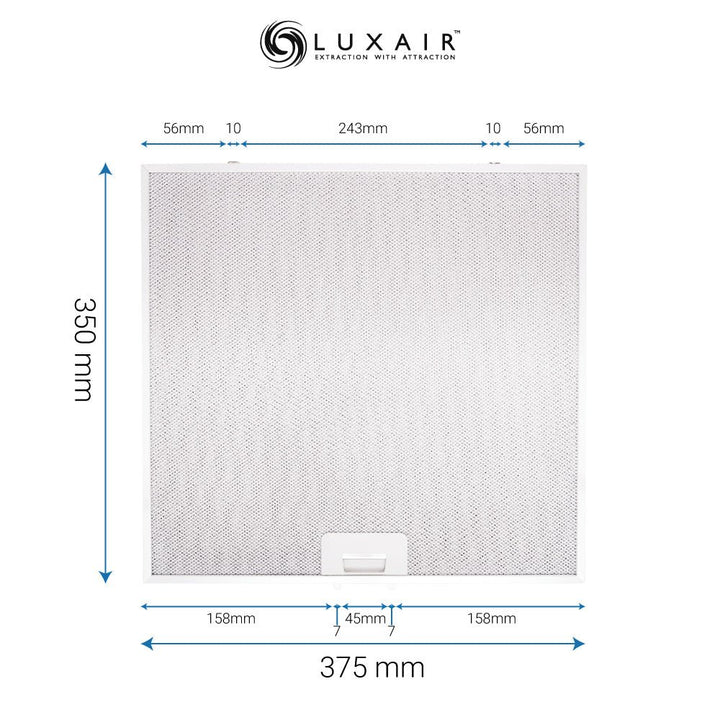 Metal Grease Filters - All Sizes - Luxair Cooker Hoods Limited