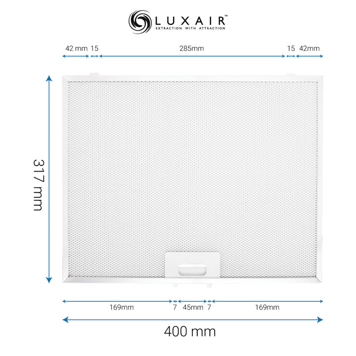 Metal Grease Filters - All Sizes - Luxair Cooker Hoods Limited