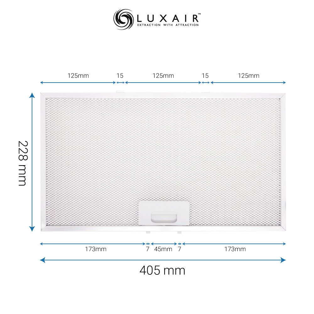 Metal Grease Filters - All Sizes - Luxair Cooker Hoods Limited