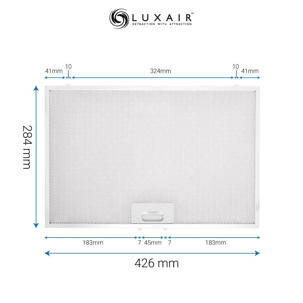 Metal Grease Filters - All Sizes - Luxair Cooker Hoods Limited