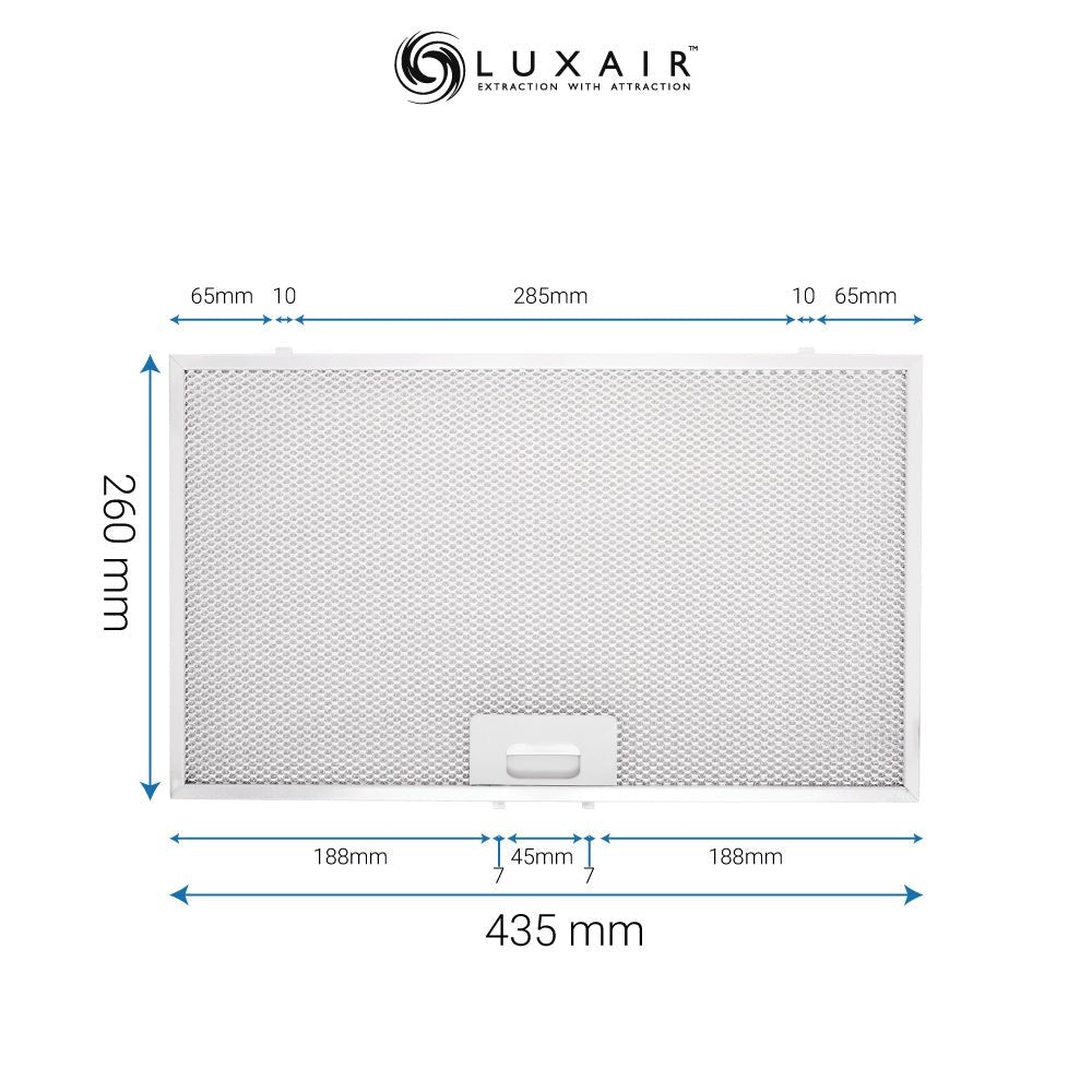 Metal Grease Filters - All Sizes - Luxair Cooker Hoods Limited