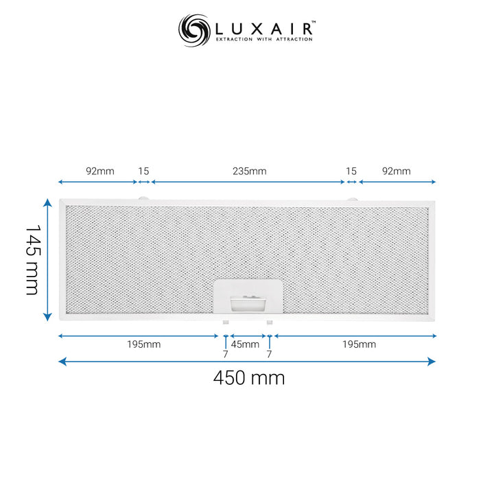Metal Grease Filters - All Sizes - Luxair Cooker Hoods Limited