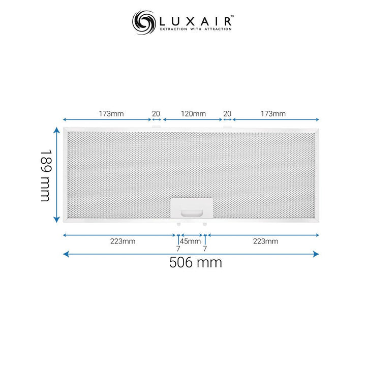 Metal Grease Filters - All Sizes - Luxair Cooker Hoods Limited