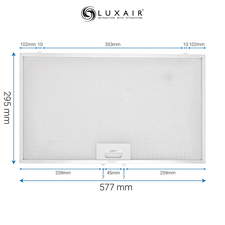 Metal Grease Filters - All Sizes - Luxair Cooker Hoods Limited