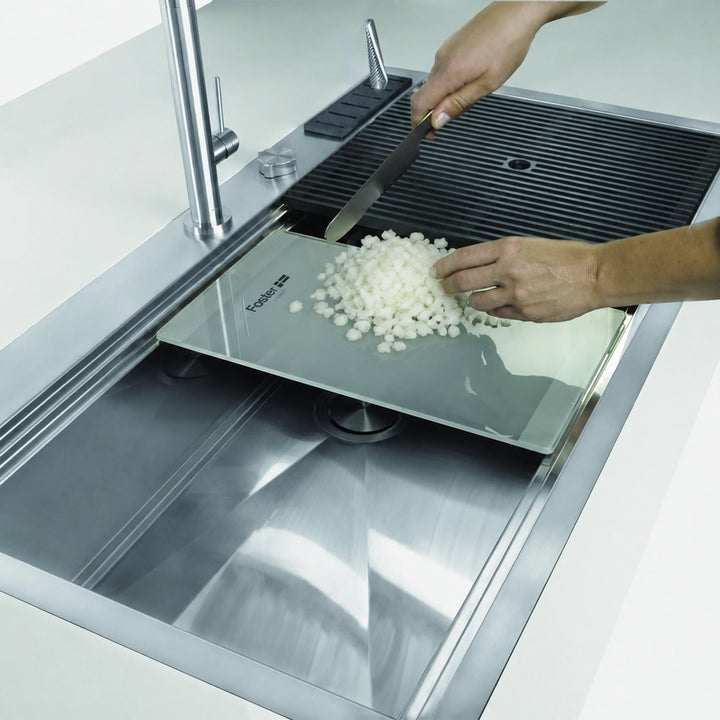 Milanello Work Station - Glass Chopping Board