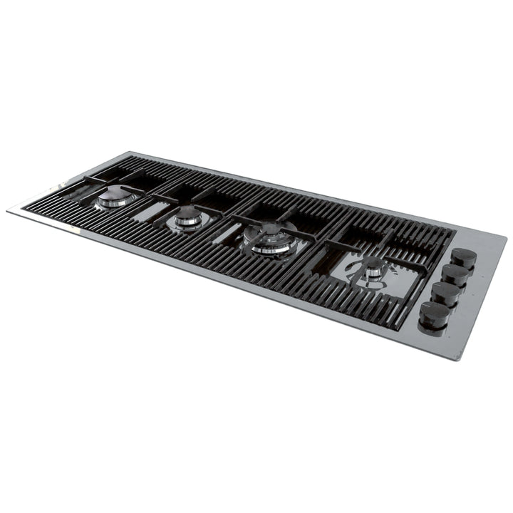 115cm - Milano Lusso 4-Burner Gas Hobs Gold - Copper - Gun Metal - Stainless Steel